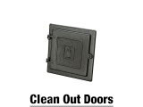 Clean Out Doors All chimneys should have a clean out door for removing ash and debris. If your chimney doesn’t have a clean out door, call American Chimney Pros today to schedule a quick installation.